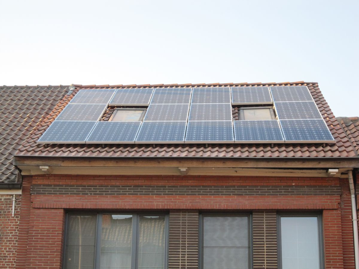 Batterij + zonnepanelen